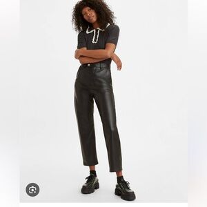 Levi’s Math Club Slacks faux leather pants